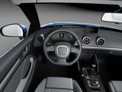 Audi A3 Cabriolet 2014 Modello 3D