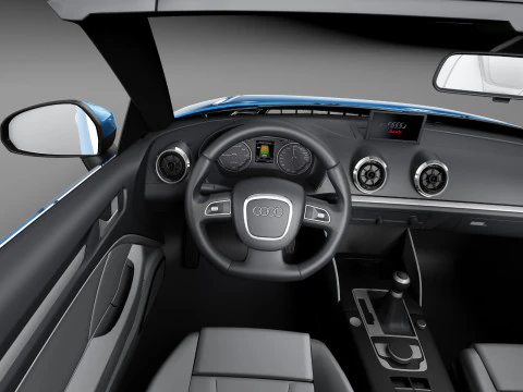 Audi A3 Cabriolet 2014 3D Model