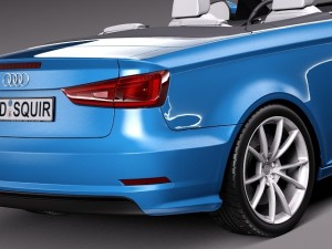 Audi A3 Cabriolet 2014 3D मॉडल