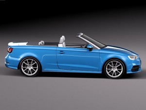Audi A3 Cabriolet 2014 3D मॉडल