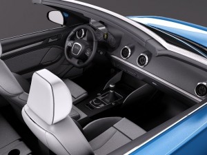 Audi A3 Cabriolet 2014 3D मॉडल
