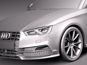 Audi A3 Cabriolet 2014 3D मॉडल