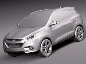 Hyundai ix35 2014 Modelo 3D