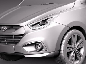 Hyundai ix35 2014 Modelo 3D