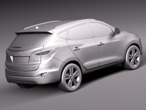 Hyundai ix35 2014 Modelo 3D