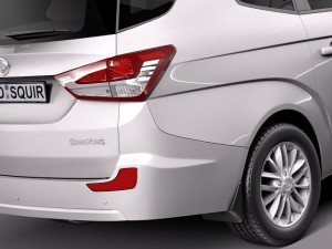 Ssangyong Rodius Turismo 2014 3D मॉडल
