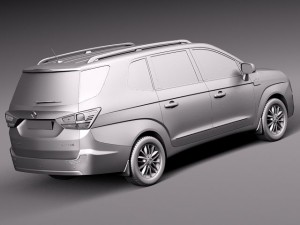 Ssangyong Rodius Turismo 2014 3D मॉडल
