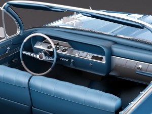 Chevrolet Impala Convertible 1961 3D Модель