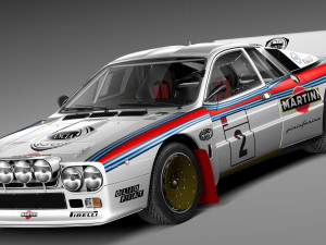 Lancia 037 1982-1983 3D Model