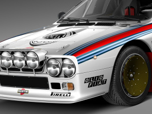 Lancia 037 1982-1983 3D Model