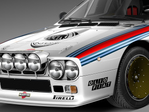 Lancia 037 1982-1983 3D Model