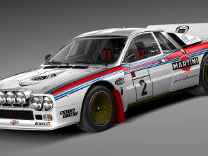 Lancia 037 1982-1983 3D Model