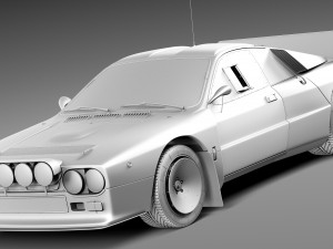 Lancia 037 1982-1983 3D Model