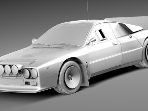 Lancia 037 1982-1983 3D Model