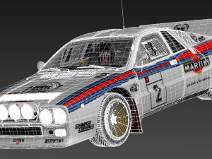 Lancia 037 1982-1983 3D Model
