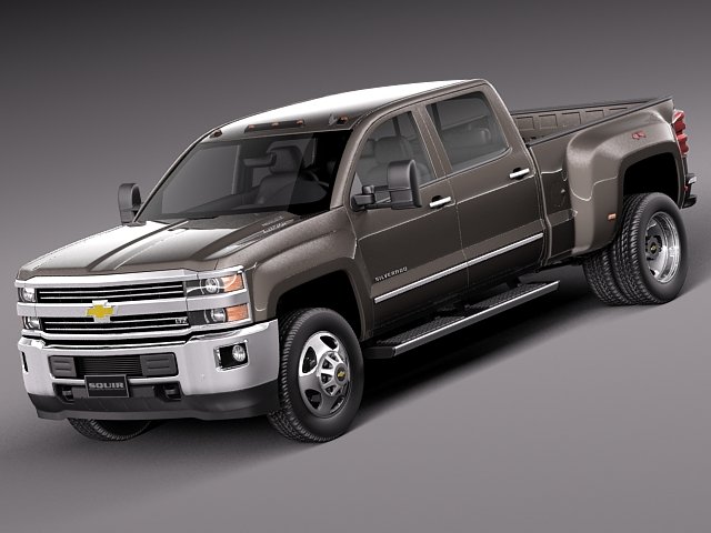 Chevrolet Silverado HD 2015 Modello 3D .c4d .max .obj .3ds .fbx .stl .blend 