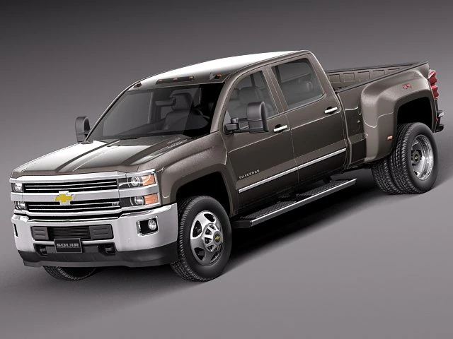Chevrolet Silverado HD 2015 3D Model .c4d .max .obj .3ds .fbx .stl .blend 