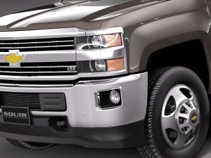Chevrolet Silverado HD 2015 Modello 3D