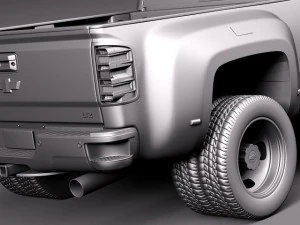 Chevrolet Silverado HD 2015 3D Model