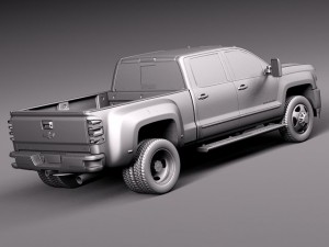 Chevrolet Silverado HD 2015 Modello 3D