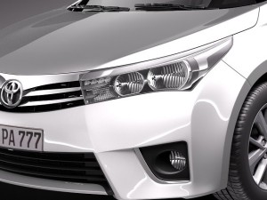 Toyota Corolla Europe Version 2014 3Dモデル