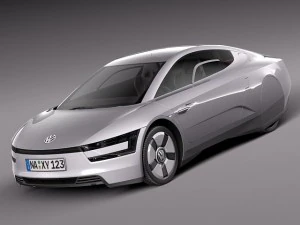VolkswagenXL12014 Modello 3D