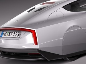 Volkswagen XL1 2014 3D Model