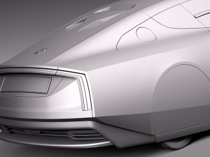 Volkswagen XL1 2014 3D Model