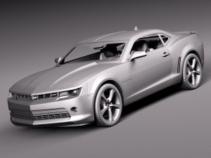Chevrolet Camaro RS 2014 Modelo 3D