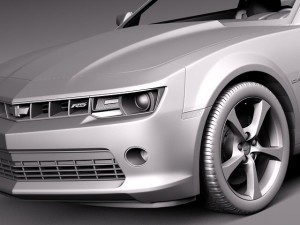 Chevrolet Camaro RS 2014 Modelo 3D