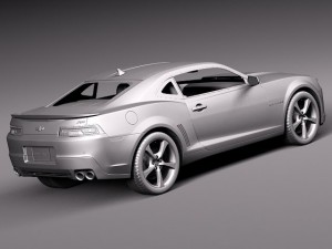 Chevrolet Camaro RS 2014 Modelo 3D