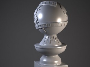 Golden Globe Award 3D Model