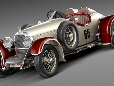 Austro Daimler 1929 Modelo 3D