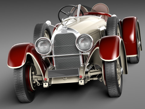 Austro Daimler 1929 3Dモデル