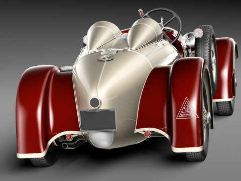 Austro Daimler 1929 3Dモデル