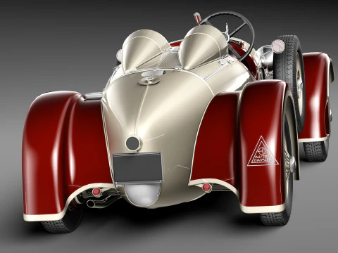 Austro Daimler 1929 3D Model