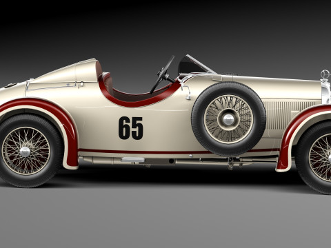 Austro Daimler 1929 3Dモデル
