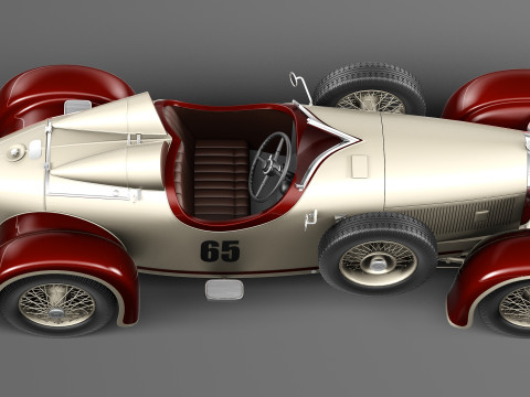 Austro Daimler 1929 3Dモデル