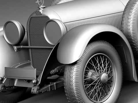 Austro Daimler 1929 3Dモデル