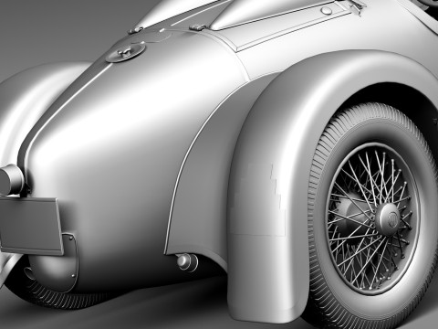 Austro Daimler 1929 3Dモデル