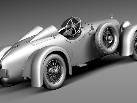 Austro Daimler 1929 3Dモデル