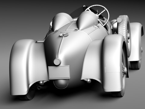 Austro Daimler 1929 3Dモデル