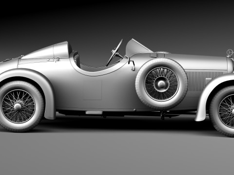 Austro Daimler 1929 3Dモデル