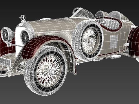 Austro Daimler 1929 3Dモデル