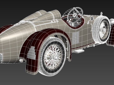 Austro Daimler 1929 3Dモデル