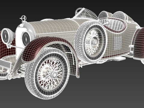 Austro Daimler 1929 3Dモデル