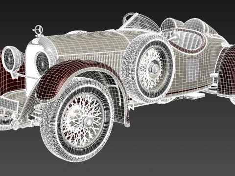Austro Daimler 1929 3D Model
