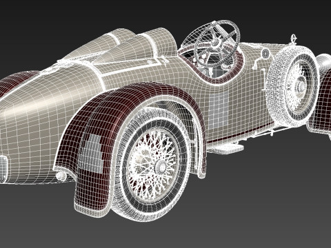 Austro Daimler 1929 3Dモデル