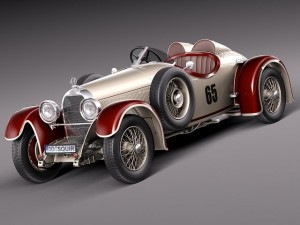 Austro Daimler 1929 3D Модель