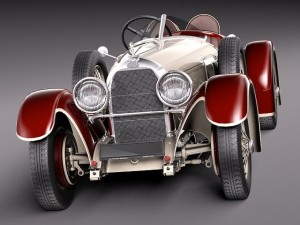 Austro Daimler 1929 3D Модель